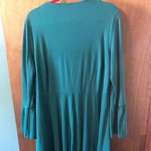 Eloquii high neck dress with flutter sleeves